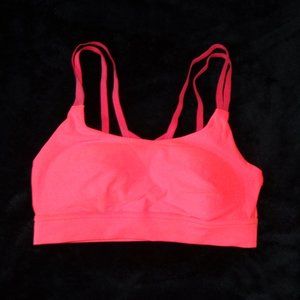 Under Armour Sports Bra Size XS in Bright Salmon Pink